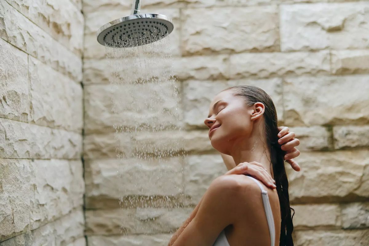 Shower meditation provides serenity and focus?>