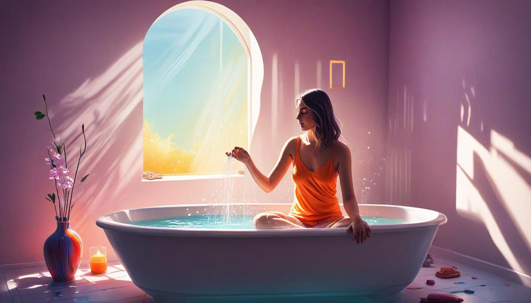 Discovering Sensory Consciousness Through Light and Shadow in Bath Meditation
