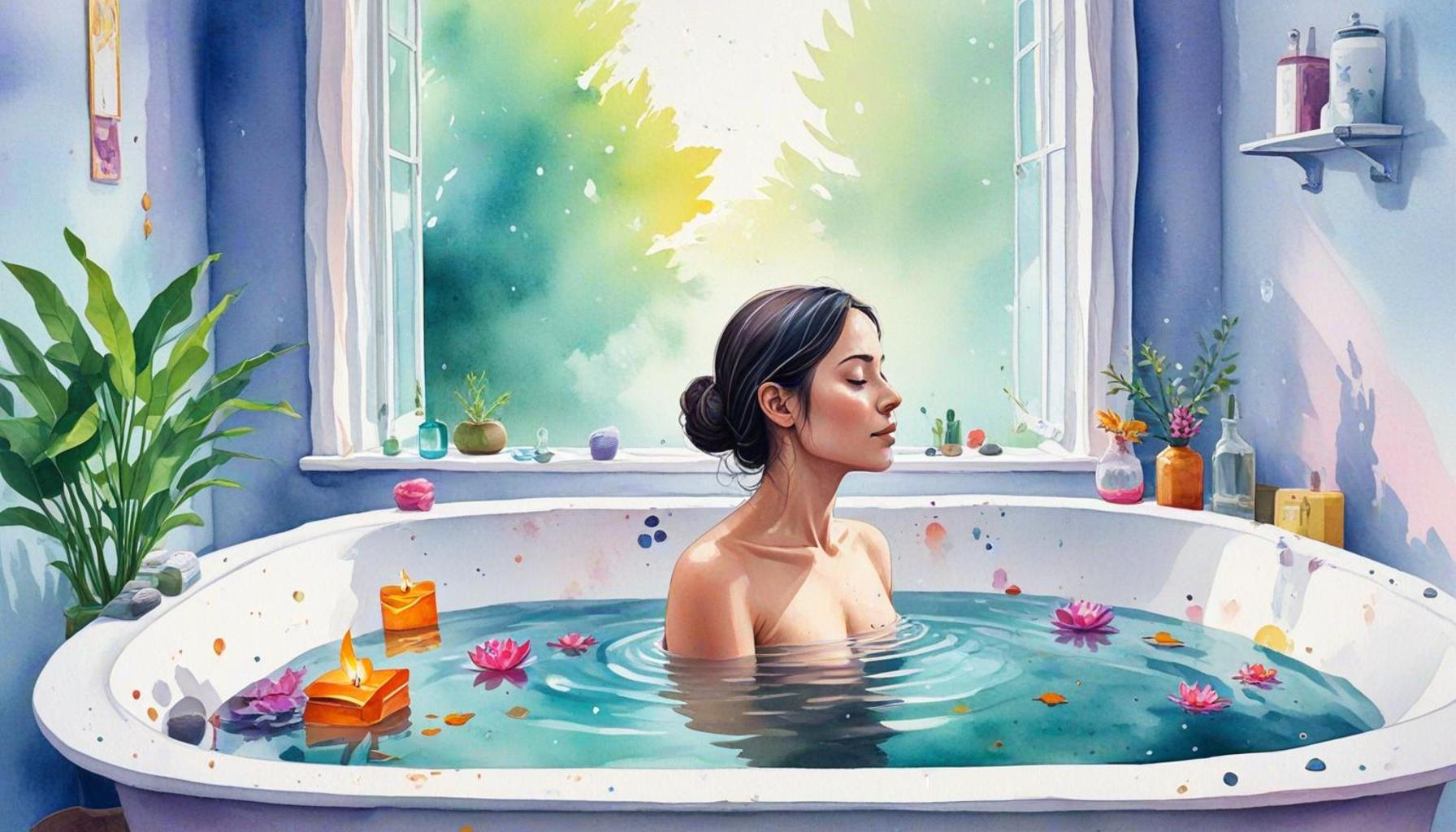 Reflecting on Life: Using Bath Meditation to Explore and Process Deep Emotions
