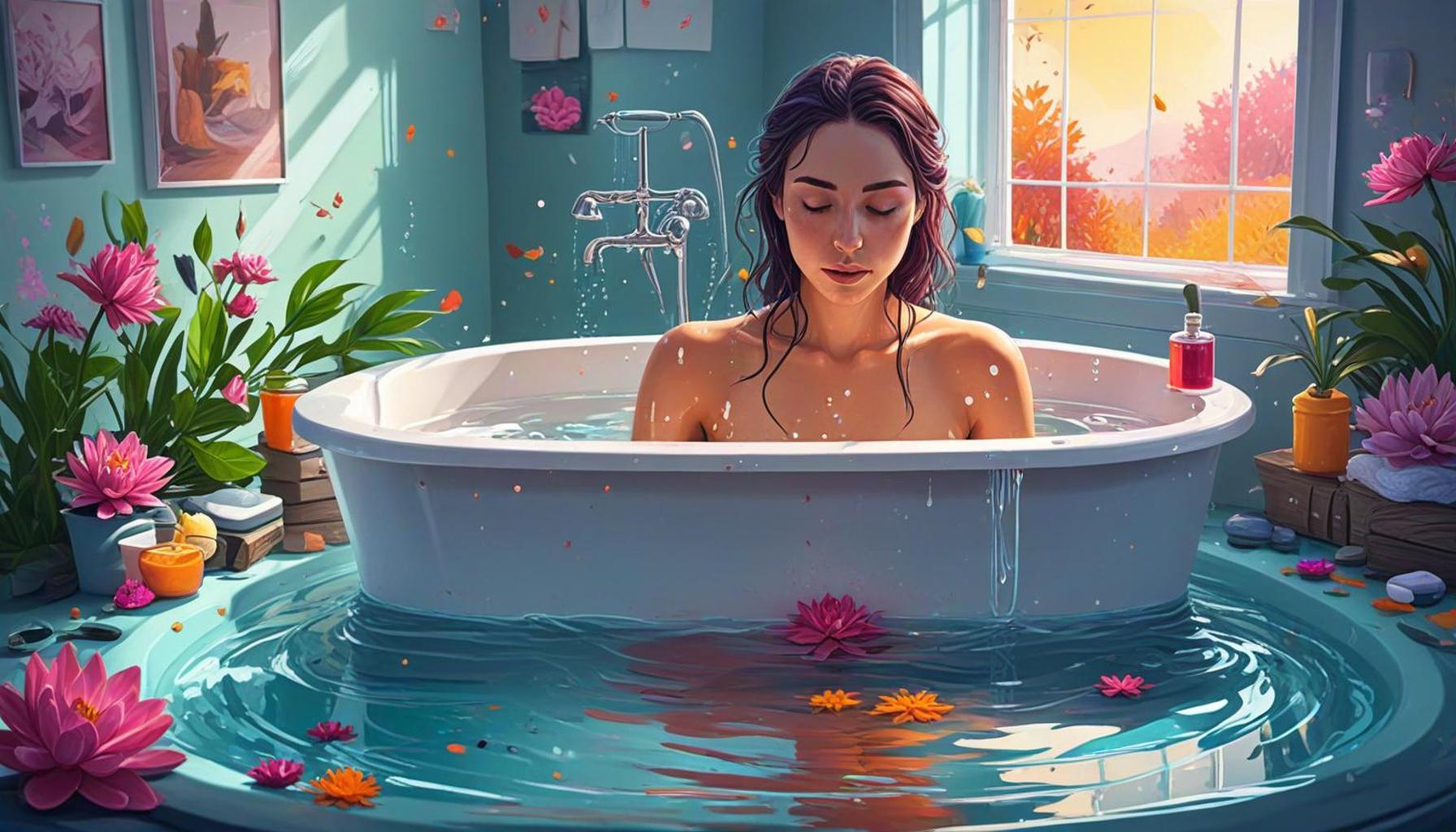 Meditation in the Bath for Self-Compassion: How Water Can Calm Internal Criticism