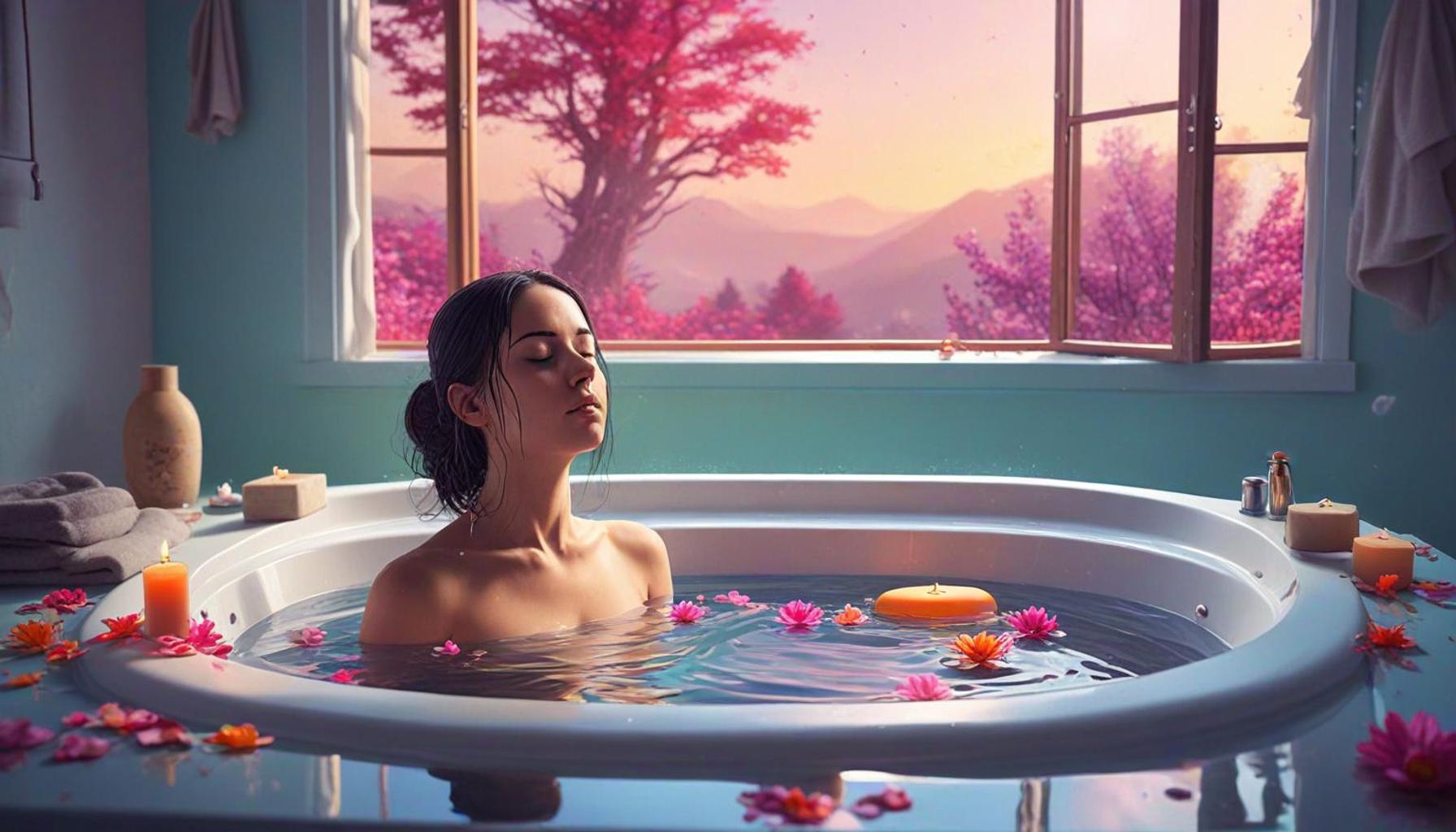Find Emotional Balance Bath Meditation for Stress Relief