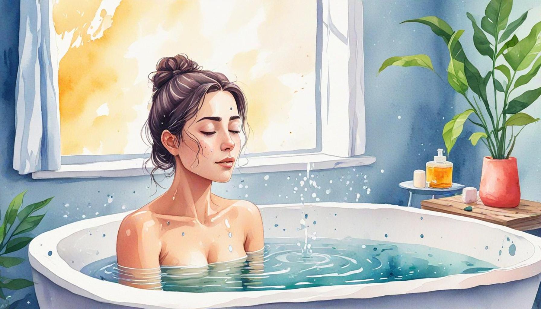 Breathing Techniques and Mindfulness During Bathing to Alleviate Anxiety